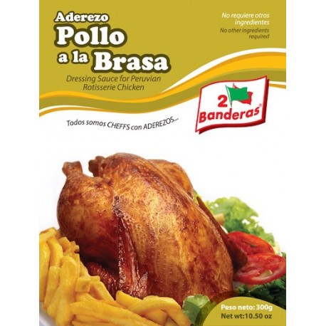 Assaisonnement liquide pour Poulet rôti péruvien à la Braise (Aderezo Pollo a la Brasa)  2 Banderas / Pérou