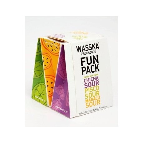 Fun Pack Pisco Sours Mix Wasska 3x125g