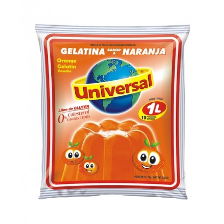 Gelatin of Orange Universal 150g - Sac de 24