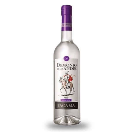  Pisco Demonio de Los Andes Pure Moscatel Tacama 40° 70cl - EL INTI - The Peruvian Shop