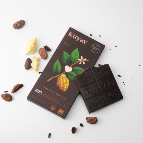 80% Dark Chocolate Bar Kuyay 70g