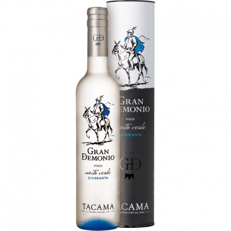 Pisco Gran Demonio Mosto Verde Quebranta Tacama 43,5° 50cl - EL INTI - The Peruvian Shop