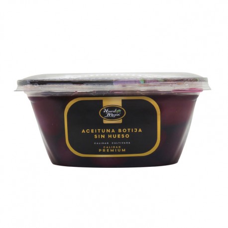 Extra Boneless Botija Olives Huerto Mejía 220g - EL INTI - The Peruvian Shop