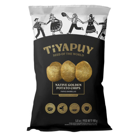 Native Papa Amarilla Chips with Maras Salt Tiyapuy 160g