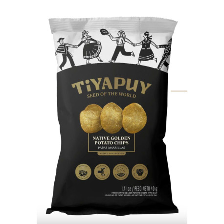 Native Golden Potato Chips with Maras Salt Tiyapuy 40g