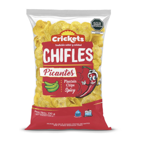 Spicy Chifles Cricket's 150g - EL INTI - The Peruvian Shop