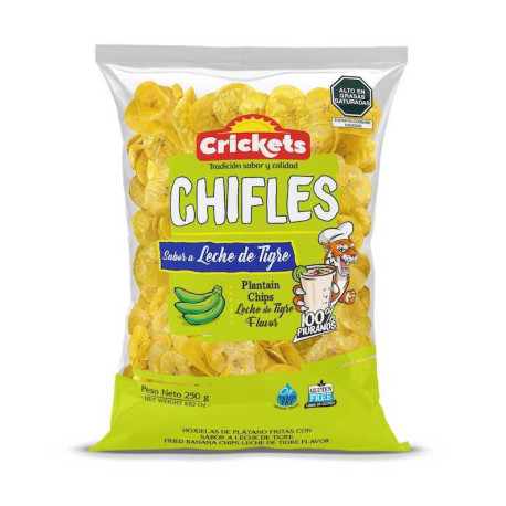 Leche de Tigre flavoured Salted Chifles Cricket's 150g