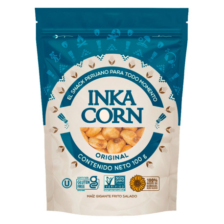 Fried and salted Giant Corn Inka Corn 100g - EL INTI - The Peruvian Shop