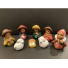 Ayacucho Ceramic Nativity Scene H3,5cm 8 Figurines