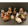 Peruvian Nativity Scene from Ayacucho H4cm 8 Figurines